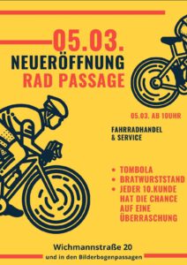 eröffnung rad passage